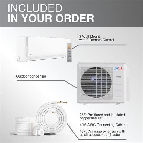 Cooper&Hunter Cooper & Hunter 28,000 BTU 3-Zone Ductless Mini India | Ubuy