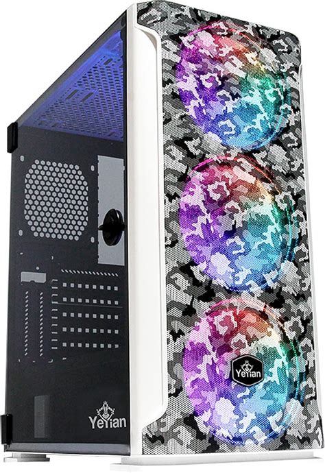 YEYIAN Blade 2101 Gaming PC Case, LED Fans, Metal India | Ubuy