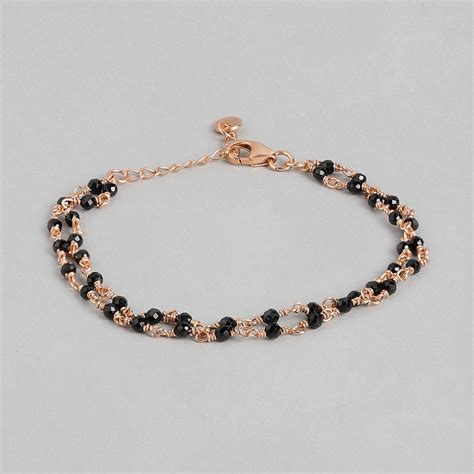 Rose Gold Radiance 925 Sterling Silver Bracelet – Zavya