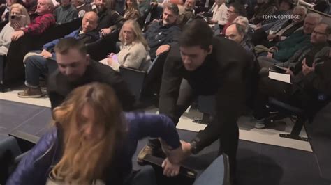 Woman forcibly removed from Idaho Republican Town Hall has charge ...