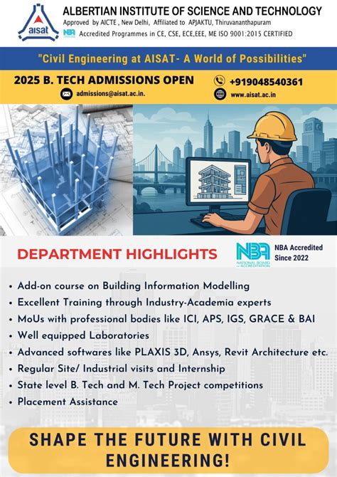 Admissions Open! – Albertian Institute of Science & Technology ...
