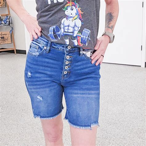 Kancan Hazel Denim Shorts – Tea-Shirt Shoppe