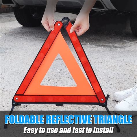 AUKEPO Warning Triangles, Foldable Car Road Warning India | Ubuy