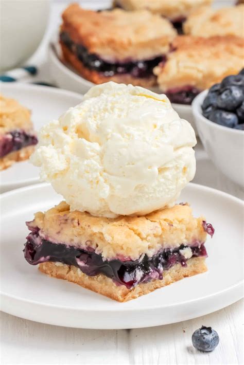 Blueberry Cream Cheese Bars Recipe - Life Love Liz