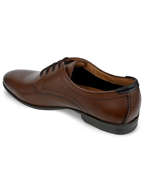 Allen Cooper Men's Genuine Leather Comfortable Formal Shoes with Memor ...