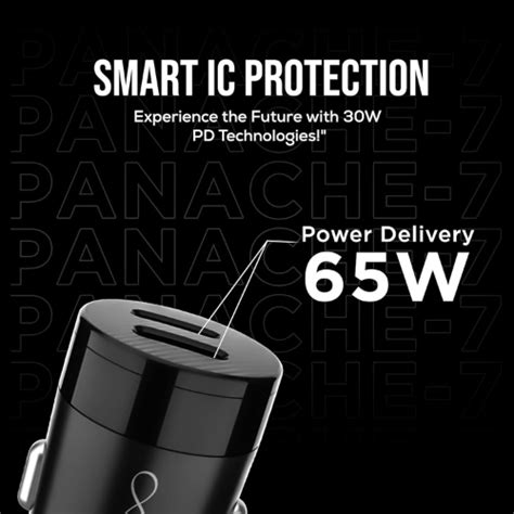 Buy Walta Elite PANACHE 7 Car Charger Without Cable (65W/2 TYPE-C PORT ...