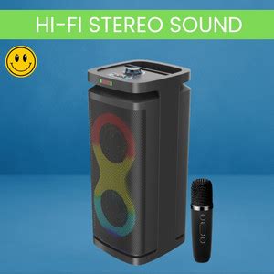 Buy SACRO A1 (PORTABLE WIRELESS PARTY SPEAKER)With Wireless Karaoke Mic ...