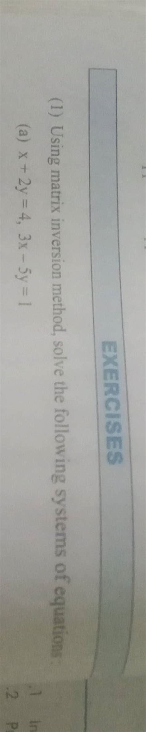 Image result for How to Solve Linear Equation with Matrix Inversion Method