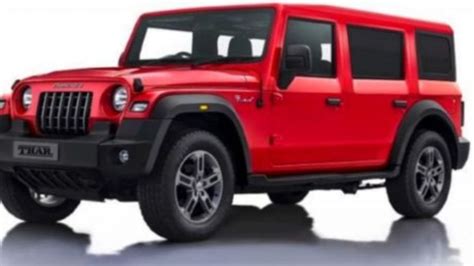 Mahindra Thar 5-door interiors, seating layout revealed, may launch on ...