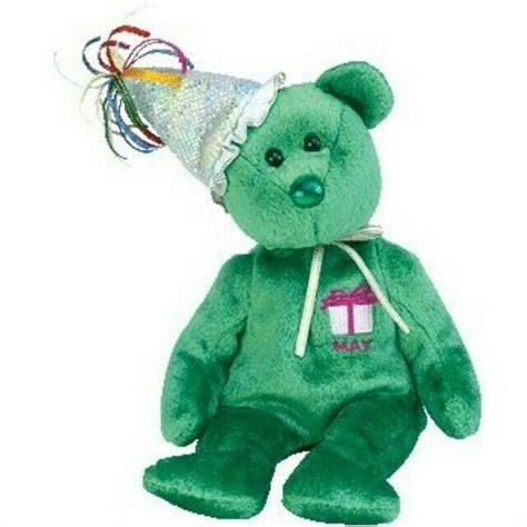 May the Birthday Bear (Series 2) - Beanie Babies - Beaniepedia