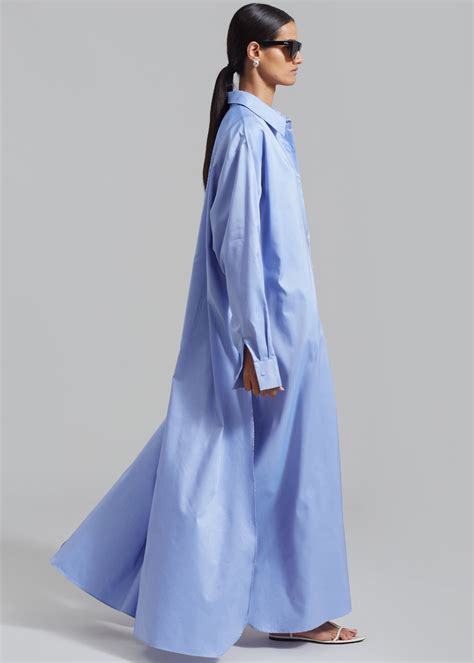 Avery Shirt Dress - Blue | Shirt dress, Dress, Blue dresses