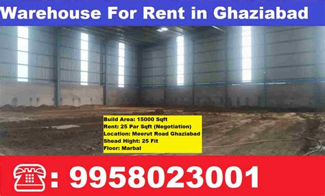 Warehouse For Rent in Ghaziabad - Think4buysale