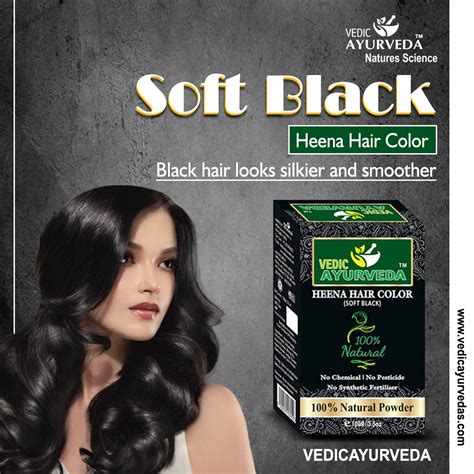 The Elegance Of Soft Black Hair Color 100g - Vedic Ayurveda