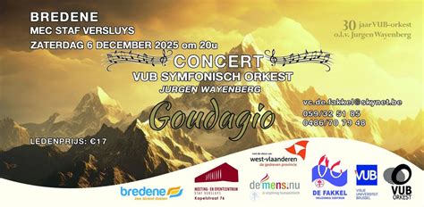 Symfonisch Concert VUB-orkest, Meeting- en Eventcentrum Staf Versluys ...