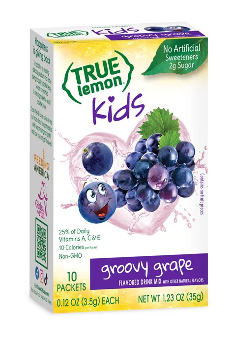 True Lemon Kids Groovy Grape Drink Mix | True Citrus