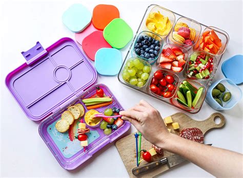Plastic Lunch Box Food Container Portable Kitchen Storage Lunchbox ...