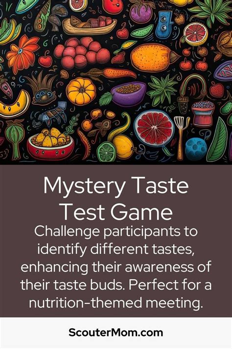 Image result for Taste Test Game Template