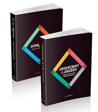 Buy WEB DESIGN WITH HTML CSS JAVASCRIPT AND JQUERY SET OF 2 BOOKS Book ...