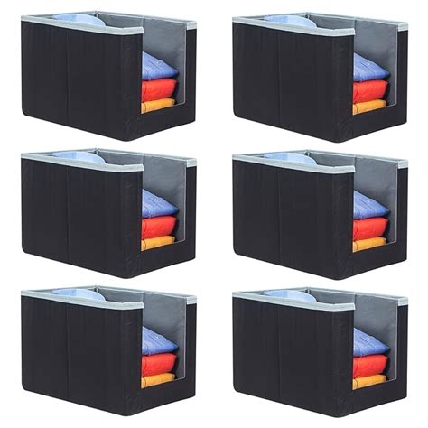 PrettyKrafts 6 Pcs Non Woven Shirt Stacker/Cloth Organizer for Storage ...