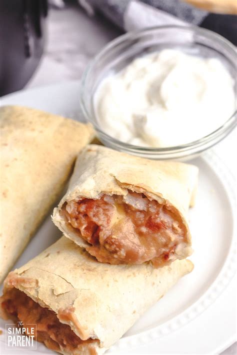 Air Fryer Burritos - The Simple Parent