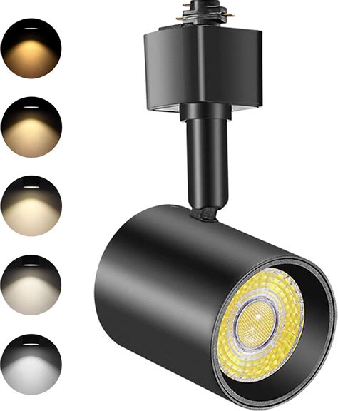 VANoopee 5-Color LED Track Lighting Heads H Type Track Light Heads Dimmable, 2000K 3000K 4000K ...