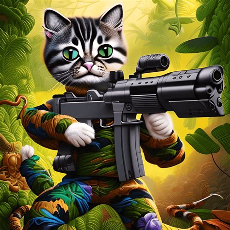Funny Cat Pics With Guns