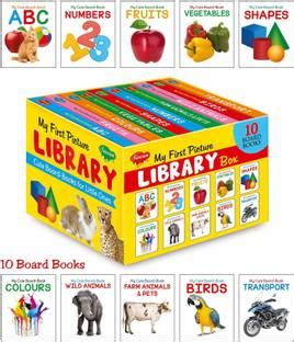 My First Picture Library Box Of 10 Board Books (Pre-School Books ...