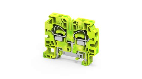 connectwell 10 sq.mm Spring Clamp Feed Through Side Entry Ground Termi ...