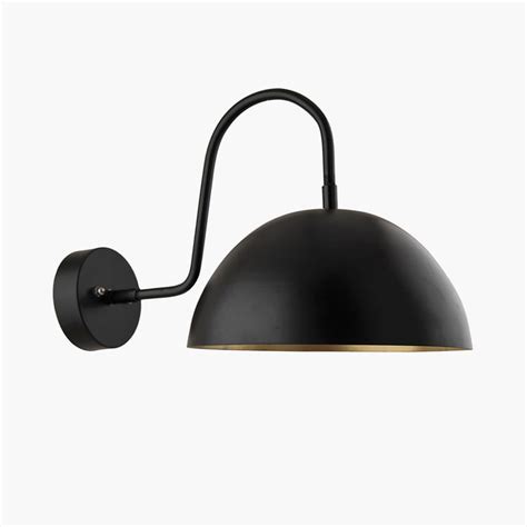 Buy HOMESAKE Contemporary Decor Black Metal Wall Lamp from Homesake at ...