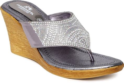 ANOUK Women Silver Wedges - Buy Silver Color ANOUK Women Silver Wedges ...