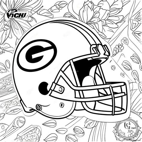Green Bay Logo Coloring Page
