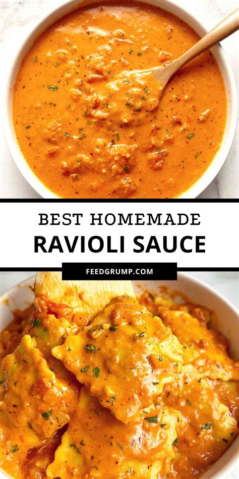 Easy Ravioli Sauce | Recipe | Homemade ravioli, Ravioli sauce, Recipes