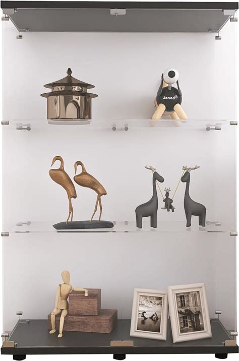 LFTHUIMEI2Y LFT HUIMEI2Y Glass Display Cabinet 3-Shelf with India | Ubuy