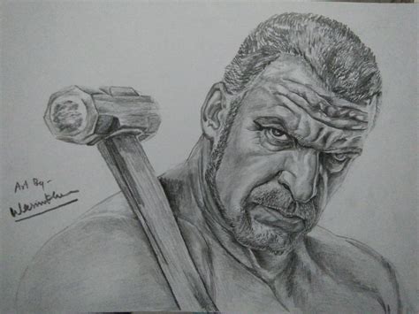 How To Draw Triple H