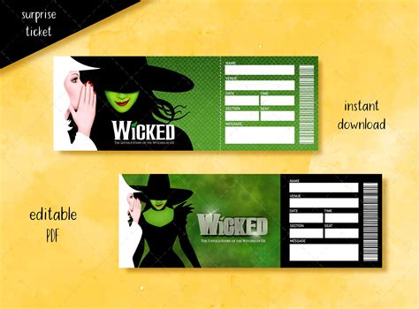 Broadway Tickets Wicked