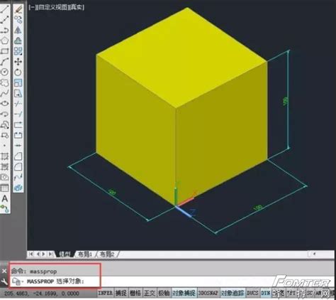 AutoCAD教程之如何用CAD测量三维立体图的体积？-蜂特网