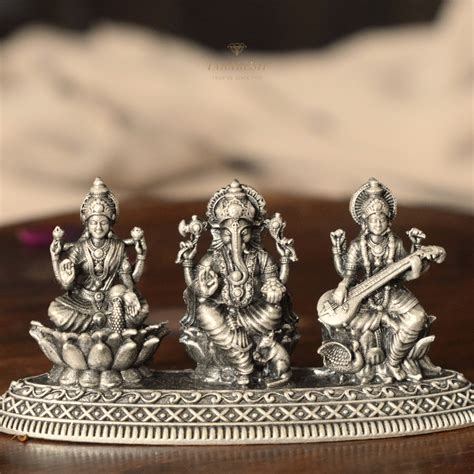 Best Gift for Diwali: Lord Ganesha and Lakshmi Silver Idols & Jeweller