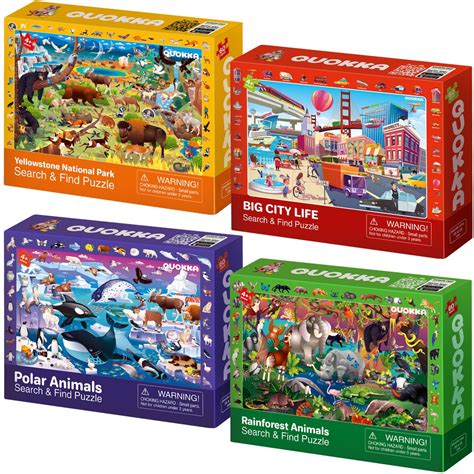 Floor Puzzles for Kids Ages 4 5 6 4 X 60 Piece Kids Puzzles 7 8 9 Years ...