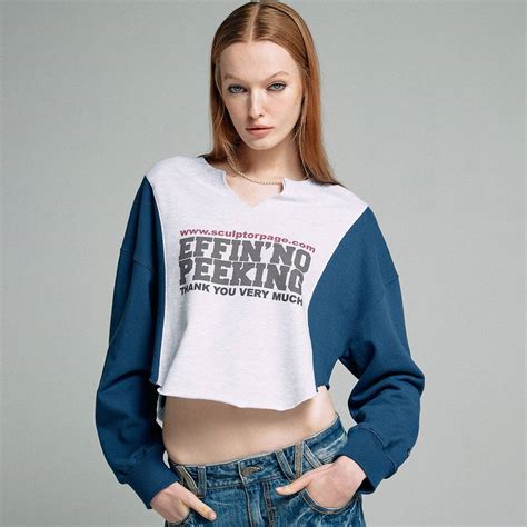 SCULPTOR Color Block Crop Sweatshirt WHITE 22FA-I（スカルプター カラーブロッククロップ ...