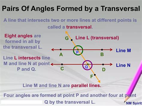 Pairs of Angles | PPTX