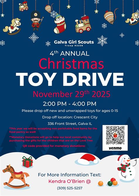 4th Annual Toy drive hosted by the Galva Girl Scout Troop 2236 ...