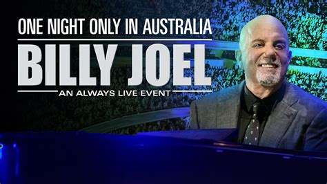 Melbourne To Host Billy Joel One Night Only Australia