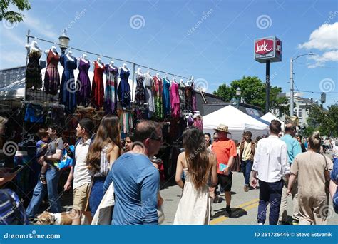 Crowd at the the 50th Annual University District Street Fair Editorial ...