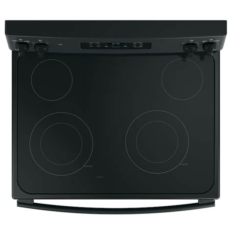 GE 30-in Glass Top 4 Burners 5.3-cu ft Self-Cleaning Freestanding ...