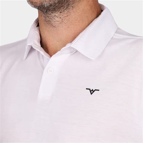 White Golf Polo Shirt for Men | The Avalon Golf Players Polo