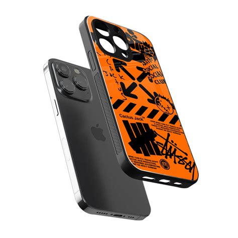 Orange Travis Scott X Anti Social Social Club Phone Cover for Iphone 14 ...