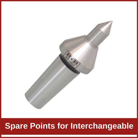 Spare Points for CNC Heavy Duty Revolving Centers with Interchangeable