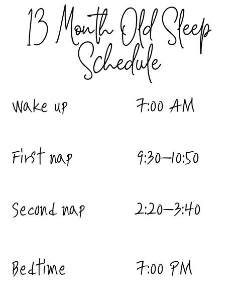 Genius Info + Tricks & Tips For Your 13 Month Old Sleep Schedule | Bump ...