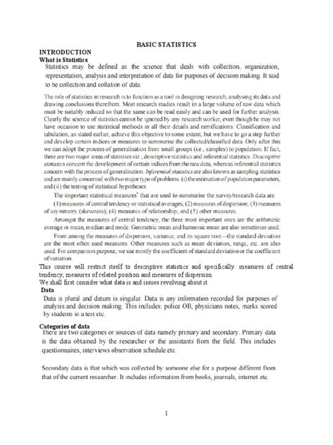 Basic Statistics PDF 的图像结果