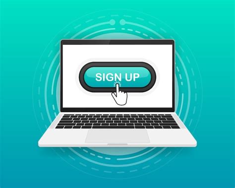 Image result for Sign Up Green Button